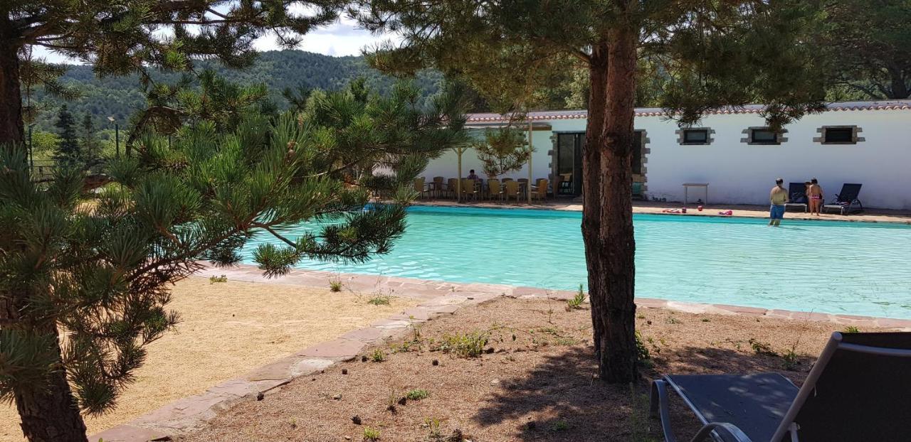Hostal La Guineu Viladrau Esterno foto